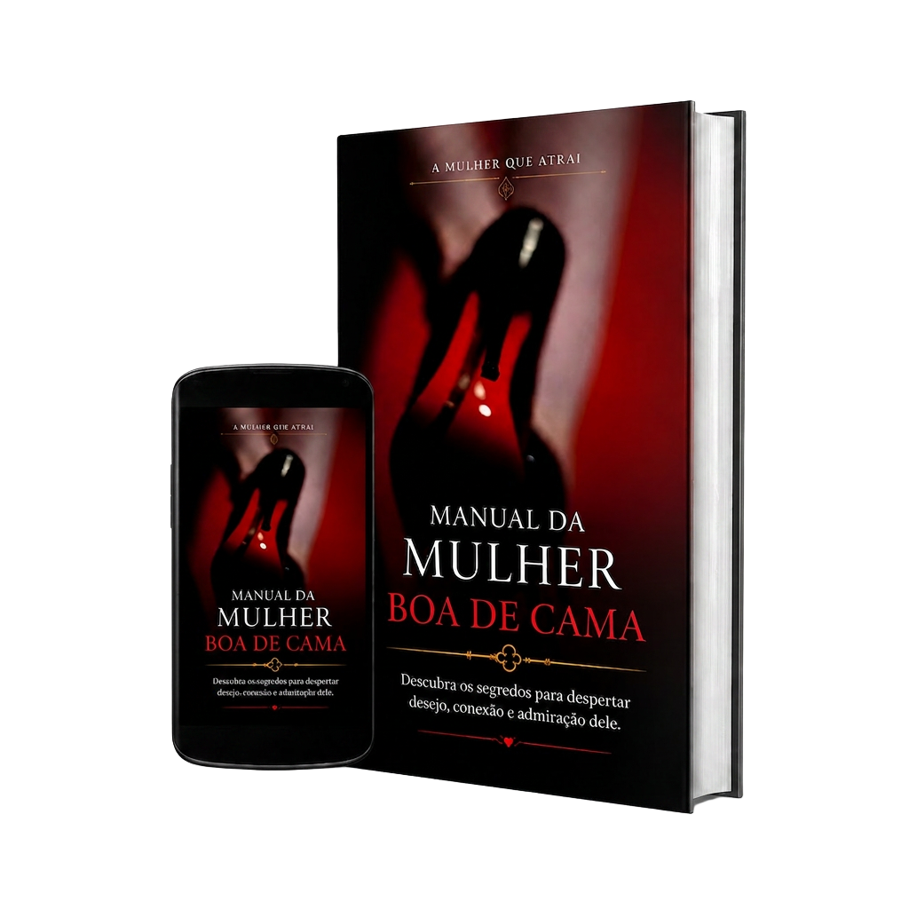Mockup do livro Manual da Mulher Boa de Cama